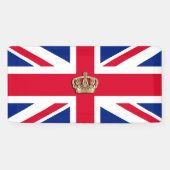 Crown and Union Jack Patriotic Banner (Horizontaal)