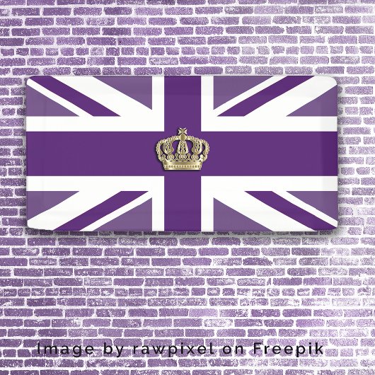 Crown and Union Jack Patriotic Spandoek