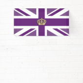 Crown and Union Jack Patriotic Spandoek (Insitu)