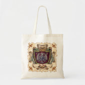 Crown Banner Eagle Achternaam Tote Bag (Voorkant)