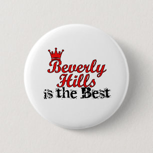 Crown Beverly Hills Ronde Button 5,7 Cm
