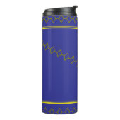 Crown Blue Vibe Thermosbeker (Gedraaid links)