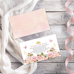Crown Butterflies Bloemendoucheboeken voor Baby Informatiekaartje