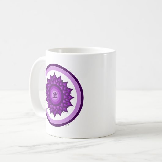 Crown Chakra Koffiemok (Voorkant links)