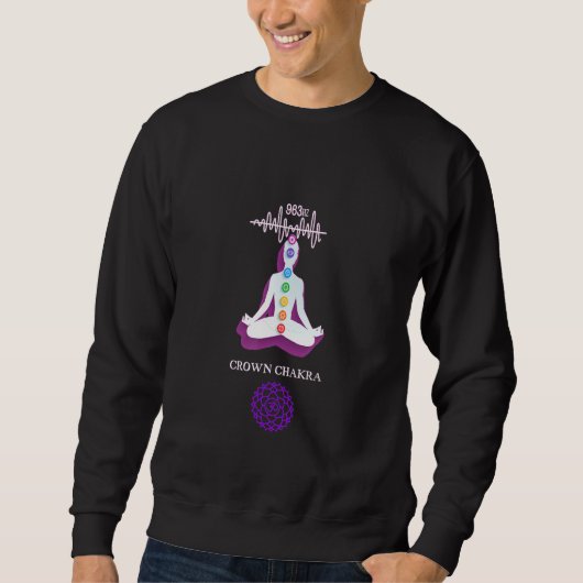 Crown Chakra Meditation Trui (Voorkant)