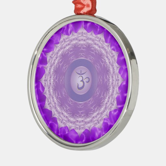 Crown Chakra Ornaments Metalen Ornament (Links)