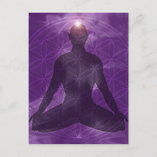 Crown Chakra Sahasrara Briefkaart