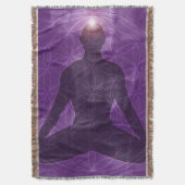 Crown Chakra Sahasrara Deken (Voorkant Verticaal)