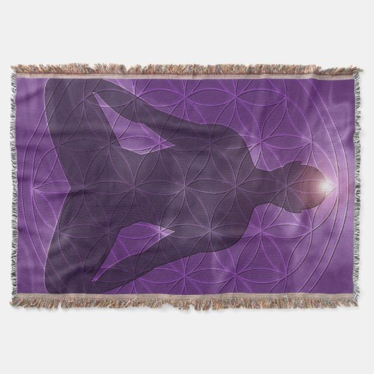 Crown Chakra Sahasrara Deken (Voorkant)