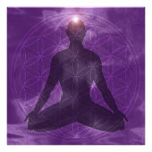 Crown Chakra Sahasrara Foto Afdruk (Voorkant)