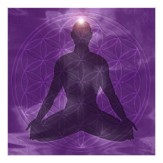 Crown Chakra Sahasrara Foto Afdruk
