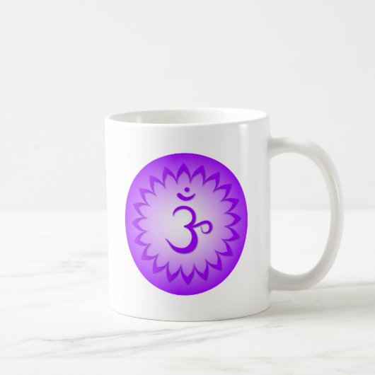 Crown Chakra - Sahasrara Koffiemok (Rechts)