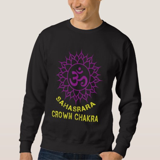 Crown Chakra Sahasrara Trui (Voorkant)