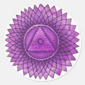 Crown Chakra Sticker (Voorkant)