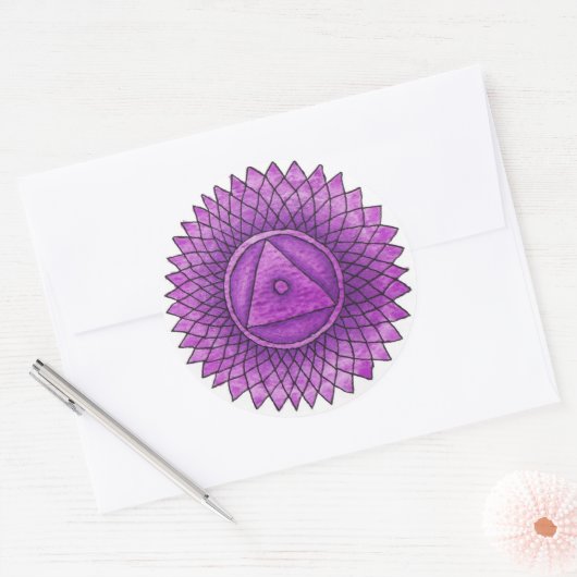 Crown Chakra Sticker (Envelop)