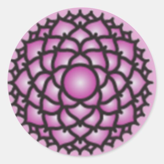 Crown Chakra Stickers (Voorkant)