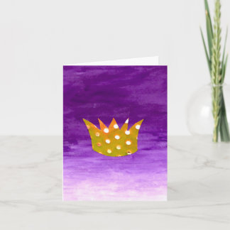 Crown Christmas Kaart