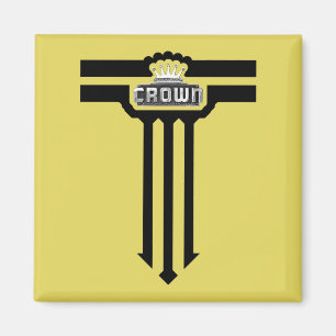Crown Coach school bus magnet