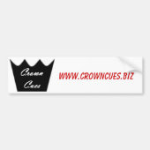 Crown Cues Bumpersticker (Voorkant)