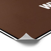 Crown Cues Poster met poolkussen (Hoek)