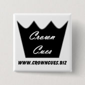 Crown Cues Pride Button (Voorkant)