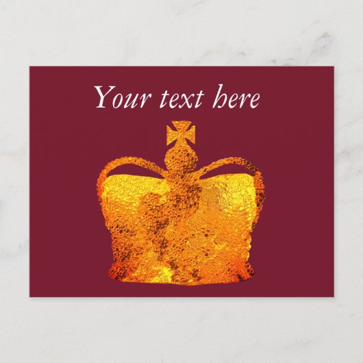 Crown Custom Briefkaart (Voorkant)