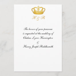 Crown Design II - Gold Kaart