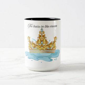 Crown Design Mok: een uniek cadeau voor monarchlie Tweekleurige Koffiemok
