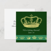 Crown Designs -  Groen Kaart (Voorkant / Achterkant)