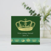 Crown Designs -  Groen Kaart (Staand voorkant)