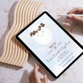 Crown Easter Egg Brunch & Egg Hunt Invitation Kaart