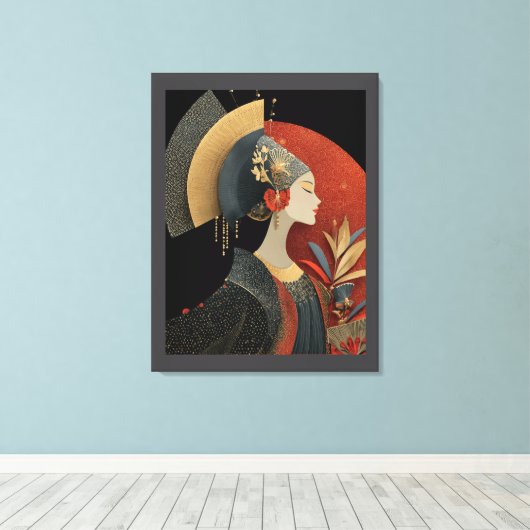 CROWN ELEGANCE #2 CANVAS AFDRUK (Insitu (Houten vloer))