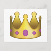 Crown emoji briefkaart (Voorkant)