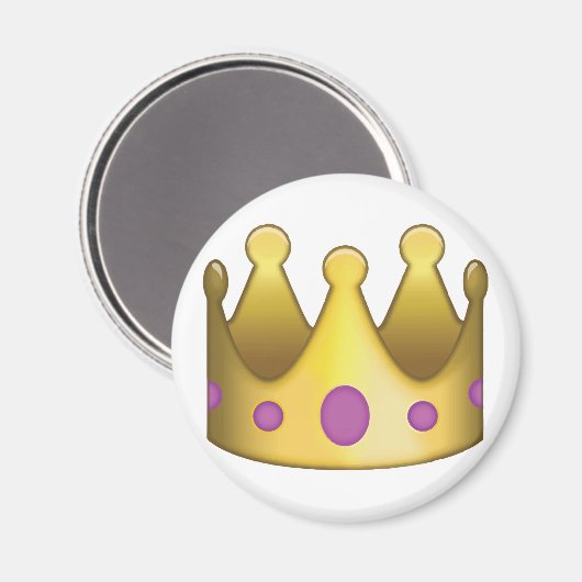 Crown emoji magneet (Voorkant / Achterkant)