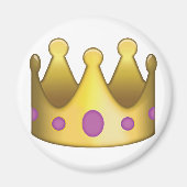 Crown emoji magneet (Voorkant)