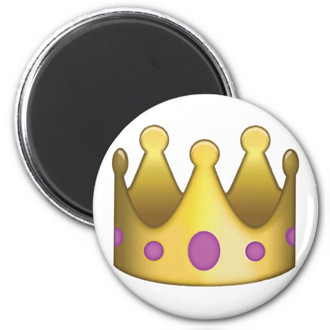 Crown emoji magneet (Voorkant)