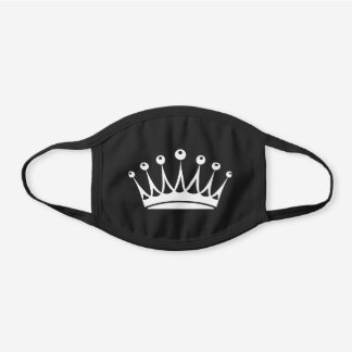 Crown Face Mask Black
