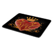 Crown Filigree Heart Cutting Board Snijplank (Hoek)