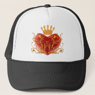 Crown Filigree Heart Pet