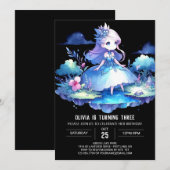 Crown Fun Prinses Verjaardag Kaart (Voorkant / Achterkant)