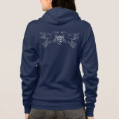 Crown Heart en Doves Hoodie (Achterkant)