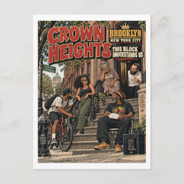Crown Heights Dit Blok Kent Ons Briefkaart