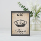 Crown_Her Majesty Briefkaart (Staand voorkant)