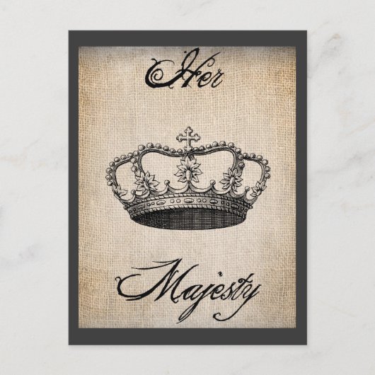 Crown_Her Majesty Briefkaart (Voorkant)