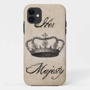 Crown "Her Majesty" iPhone 5 Hoesje