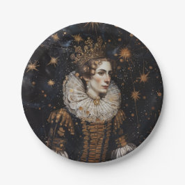 Crown Josephine - Ronde papieren Borden Bordje