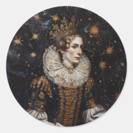 Crown Josephine - Ronde Stickers voor briefpapier