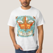 Crown King Dad custom T-shirt (Voorkant)