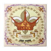 Crown King Opa Tegeltje (Voorkant)