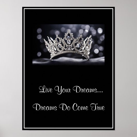 Crown Live Your Dreams Poster (Voorkant)